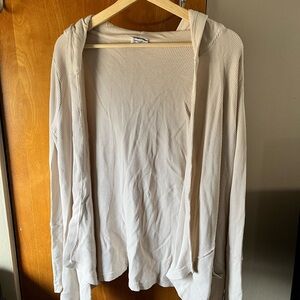 Women's Beige Hooded Top